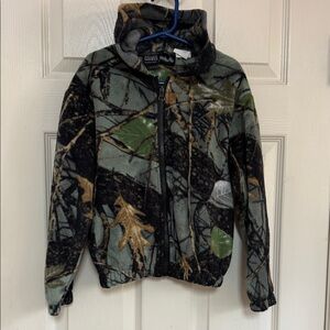 Element Kids Forest Pattern fleece Jacket with hood